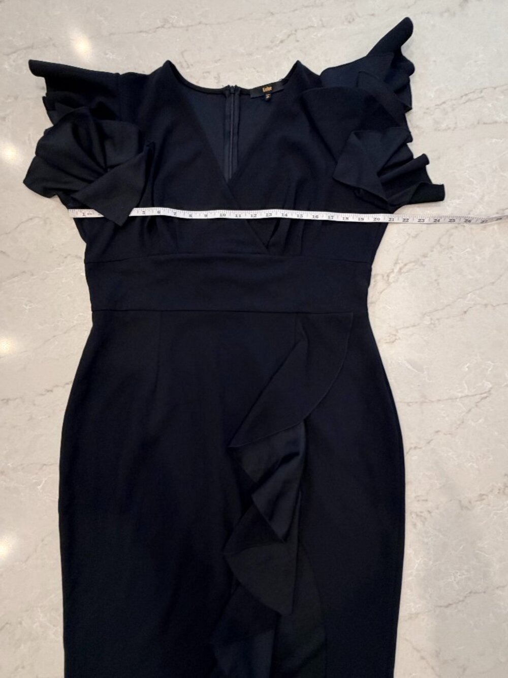 Knitee Black Cocktail Dress - Picture 4 of 14
